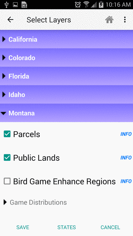 Android Hunting Gps Maps App