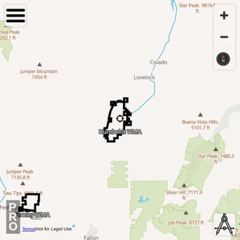 nevada hunting management maps